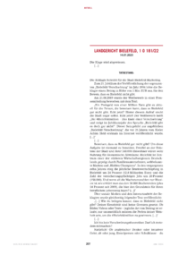 Dokument Landgericht Bielefeld, 1 O 181/22