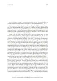 Dokument Saskia Germer:  Neapel – Eine alte Stadt erzählt sich neu. Literarische Bilder im Zeitalter der Globalisierung . Bielefeld: transcript 2021.