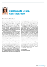Dokument Klimaschutz ist ein Menschenrecht