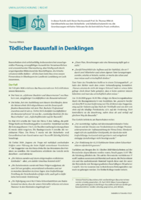 Dokument Tödlicher Bauunfall in Denklingen
