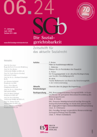 Dokument Die Sozialgerichtsbarkeit Ausgabe 06 2024