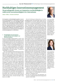 Dokument Nachhaltiges Innovationsmanagement
