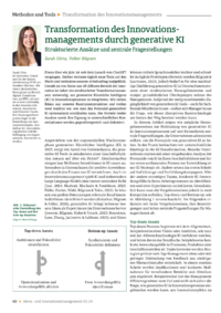Dokument Transformation des Innovationsmanagements durch generative KI