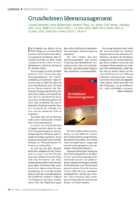 Dokument Claudia Hentschel, Peter Mühlemeyer, Norbert Thom: Grundwissen Ideenmanagement