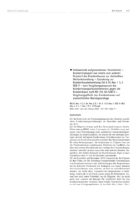 Dokument Vollstationär aufgenommener Versicherter – Krankentransport von einem zum anderen Standort des Krankenhauses zur stationären Weiterbehandlung – Zuordnung zur Krankenhausbehandlung iSd § 39 Abs. 1 S. 3 SGB V – kein Vergütungsanspruch des Krankentransportunternehmens gegen die Krankenkasse nach §§ 133, 60 SGB V – Vergütungspflicht des Krankenhauses auf zivilrechtlicher Rechtsgrundlage