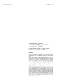 Dokument Vorgerichtliches fakultatives Einwendungsverfahren – entsprechende Anwendung von § 63 SGB X