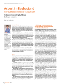 Dokument Asbest im Baubestand