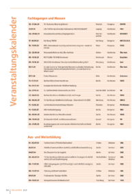 Dokument Veranstaltungskalender