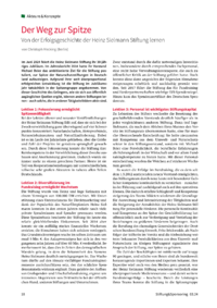 Dokument Der Weg zur Spitze