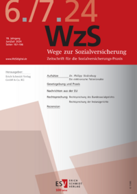 Dokument WzS Wege zur Sozialversicherung Ausgabe 06+07 2024