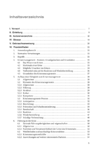 Dokument Inhaltsverzeichnis