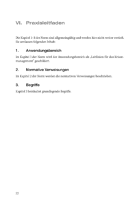 Dokument Anwendungsbereich, Normative Verweisungen, Begriffe