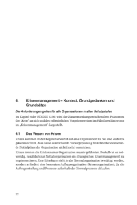 Dokument Krisenmanagement – Kontext, Grundgedanken und Grundsätze 