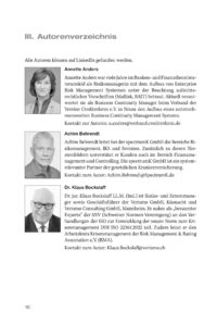 Dokument Aufbau einer Fähigkeit zum Krisenmanagement