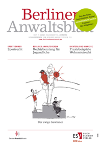 Dokument Berliner Anwaltsblatt Ausgabe 07+08 2024