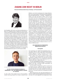 Dokument Zugang zum Recht in Berlin