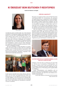 Dokument KI überzeugt beim Deutschen IT-Rechtspreis
