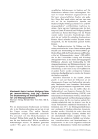 Dokument Wisniewski, Katrin / Lenhard, Wolfgang / Spiegel, Leonore / Möhring, Jupp (Hg.): Sprache und Studienerfolg bei Bildungsausländerinnen und Bildungsausländern.