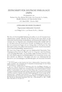 Dokument Literarische Bedeutsamkeit.