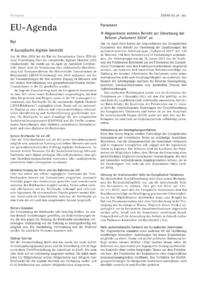 Dokument EU-Agenda