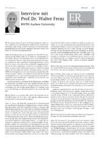 Dokument Interview mit Prof. Dr. Walter Frenz