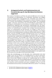 Dokument Anlagensicherheit und Explosionsschutz als Herausforderung für das Betriebssicherheitsmanagement 