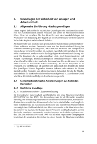 Dokument Grundlagen der Sicherheit von Anlagen und Arbeitsmitteln 