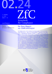 Dokument Zeitschrift für Compliance (ZfC) Ausgabe 02 2024