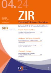 Dokument Zeitschrift Interne Revision Ausgabe 04 2024