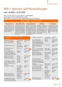 Dokument DIIR – Seminare und Veranstaltungen vom 1.8.2024 – 31.12.2024