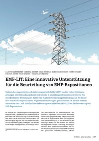 Dokument EMF-LIT: Eine innovative Unterstützung für die Beurteilung von EMF-Expositionen