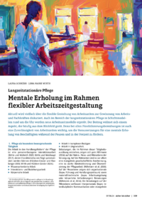 Dokument Mentale Erholung im Rahmen flexibler Arbeitszeitgestaltung