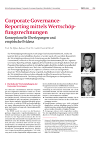 Dokument Corporate Governance-Reporting mittels Wertschöpfungsrechnungen