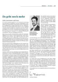 Dokument Da geht noch mehr