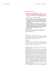 Dokument Vergütungsanspruch/Abgabe von Harn- und Blutteststreifen/Nichtärztliche Leistungserbringer/Vertrag zur Hilfsmittelversorgung/Vertragsbeitritt