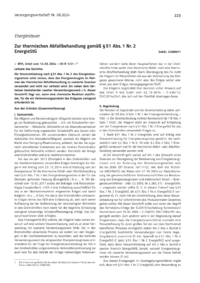 Dokument Zur thermischen Abfallbehandlung gemäß § 51 Abs. 1 Nr. 2 EnergieStG
