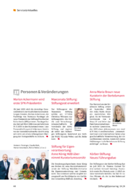 Dokument Personen & Veränderungen