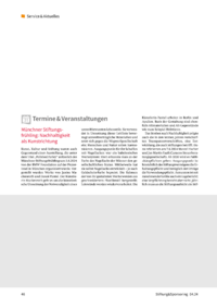 Dokument Termine & Veranstaltungen