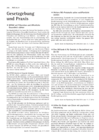 Dokument BIPAM soll Prävention und öffentliche Gesundheit stärken