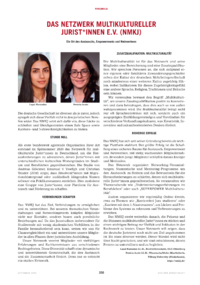 Dokument Das Netzwerk multikultureller Jurist*innen e.V. (NMKJ)