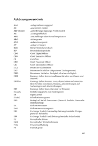 Dokument Abkürzungsverzeichnis