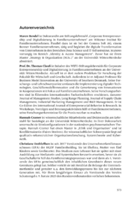 Dokument Autorenverzeichnis