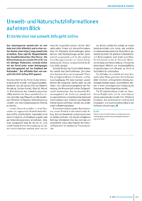 Dokument Umwelt- und Naturschutzinformationen auf einen Blick