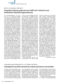 Dokument Aktuelle Rechtsprechung