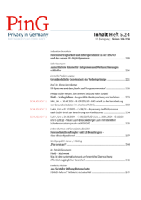 Dokument Inhalt / Impressum