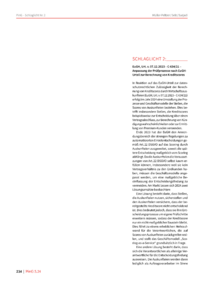 Dokument Schlaglicht 2: EuGH, Urt. v. 07.12.2023 – C-634/21 – Anpassung der Prüfprozesse nach EuGH-Urteil zur Berechnung von Kreditscores