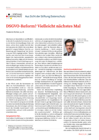 Dokument DSGVO-Reform? Vielleicht nächstes Mal