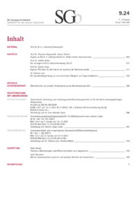 Dokument Inhaltsverzeichnis / Impressum