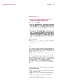 Dokument Krankenhausvergütung/Diagnosecode/ICD-10-GM/Exklusivum eines anderen Codes