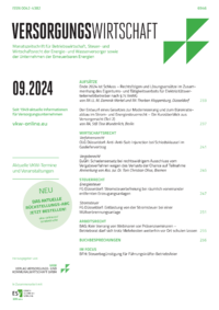 Dokument Zeitschrift Versorgungswirtschaft (VW) Ausgabe 09 2024